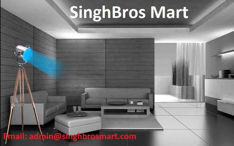 Nautical Spotlight Floor Lamp & Tripod By SinghBros Mart