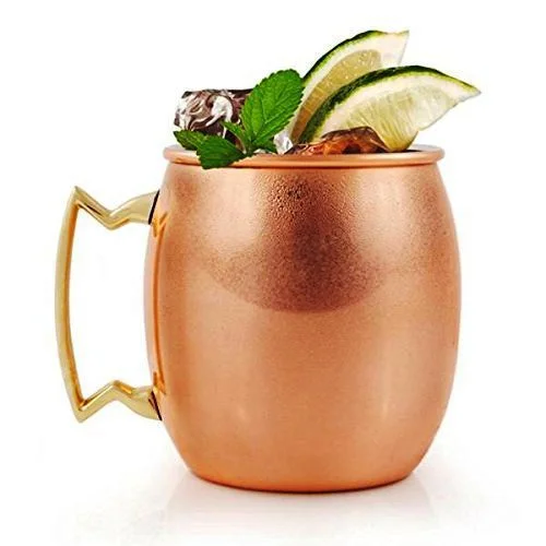 Hammered Copper Moscow Mule Mug — 400ml Capacity