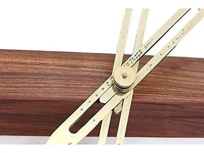 Brass Proportional Divider 6" — Nautical Survey Drafting Tool — close-up | SinghBros Mart