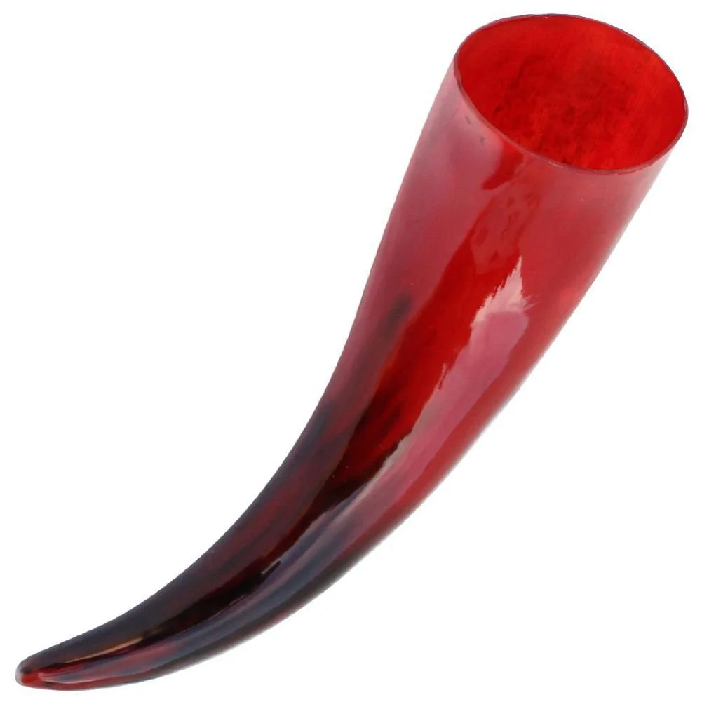 Viking Drinking Horn Cup — Blood Moon Handmade 13-15 Inches — Handmade Antique Replica | SinghBros Mart