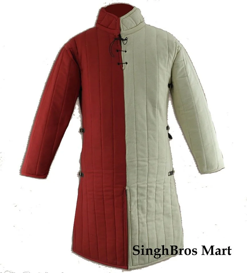 Medieval Gambeson Full Body Padding — Cotton Combat Armor