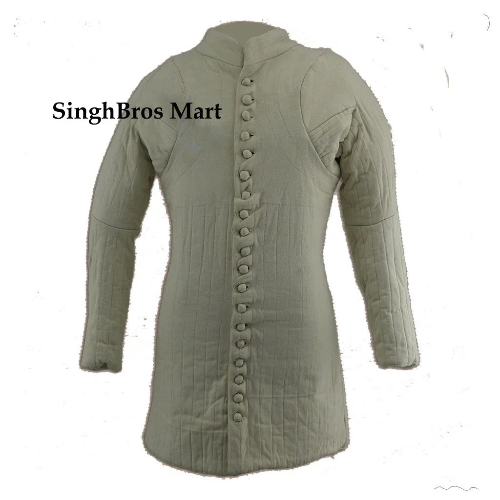 Medieval Gambeson Coat — Full Padded Cotton Armor for Reenactors