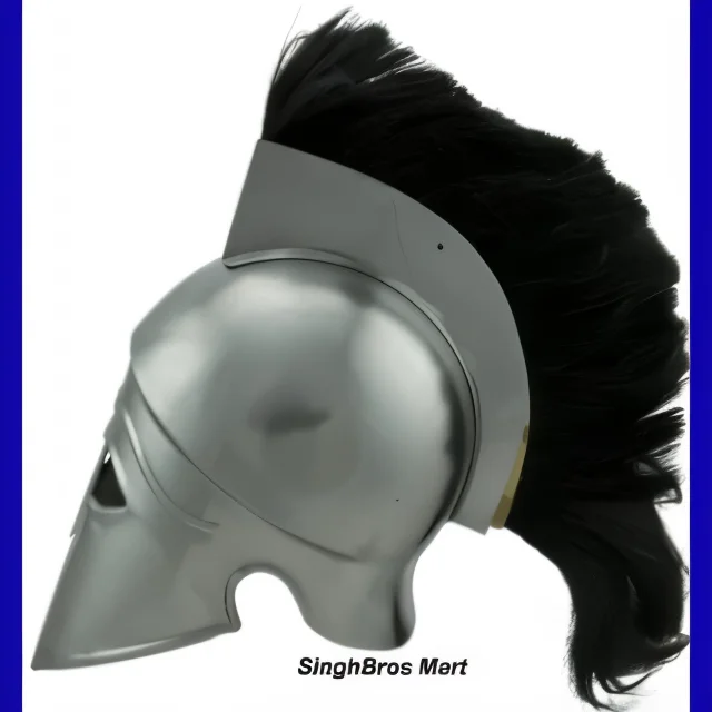 Roman Gladiator Helmet — Solid Steel Medieval Replica Wearable — Handmade Antique Replica | SinghBros Mart