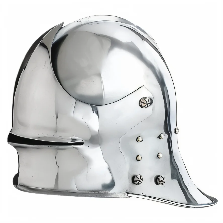 German Visored Sallet Helmet — 18 Gauge Steel Movable Visor — Handmade Antique Replica | SinghBros Mart
