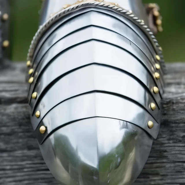Medieval Steel Sabatons — Adjustable Gothic Knight Armor Feet — close-up | SinghBros Mart