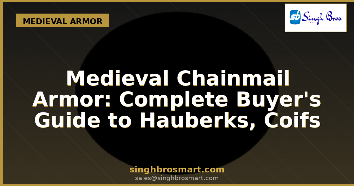 Medieval Chainmail Armor: Complete Buyer's Guide to Hauberks, Coifs & More
