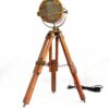 Collectibles Nautical Spot Light Table Lamp Brown Tripod2