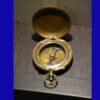 Vintage nautical brass compass